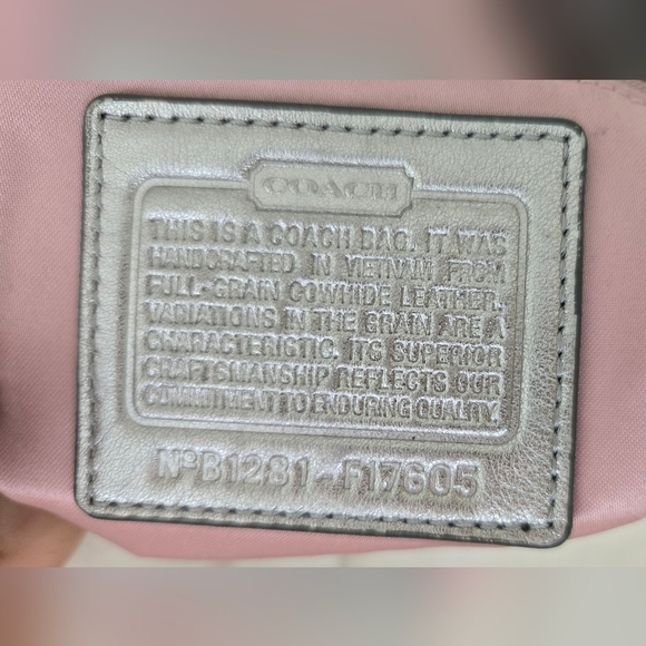 Coach Ashley Crossbody Shoulder Bag Cream Silver - Picture 2 of 7